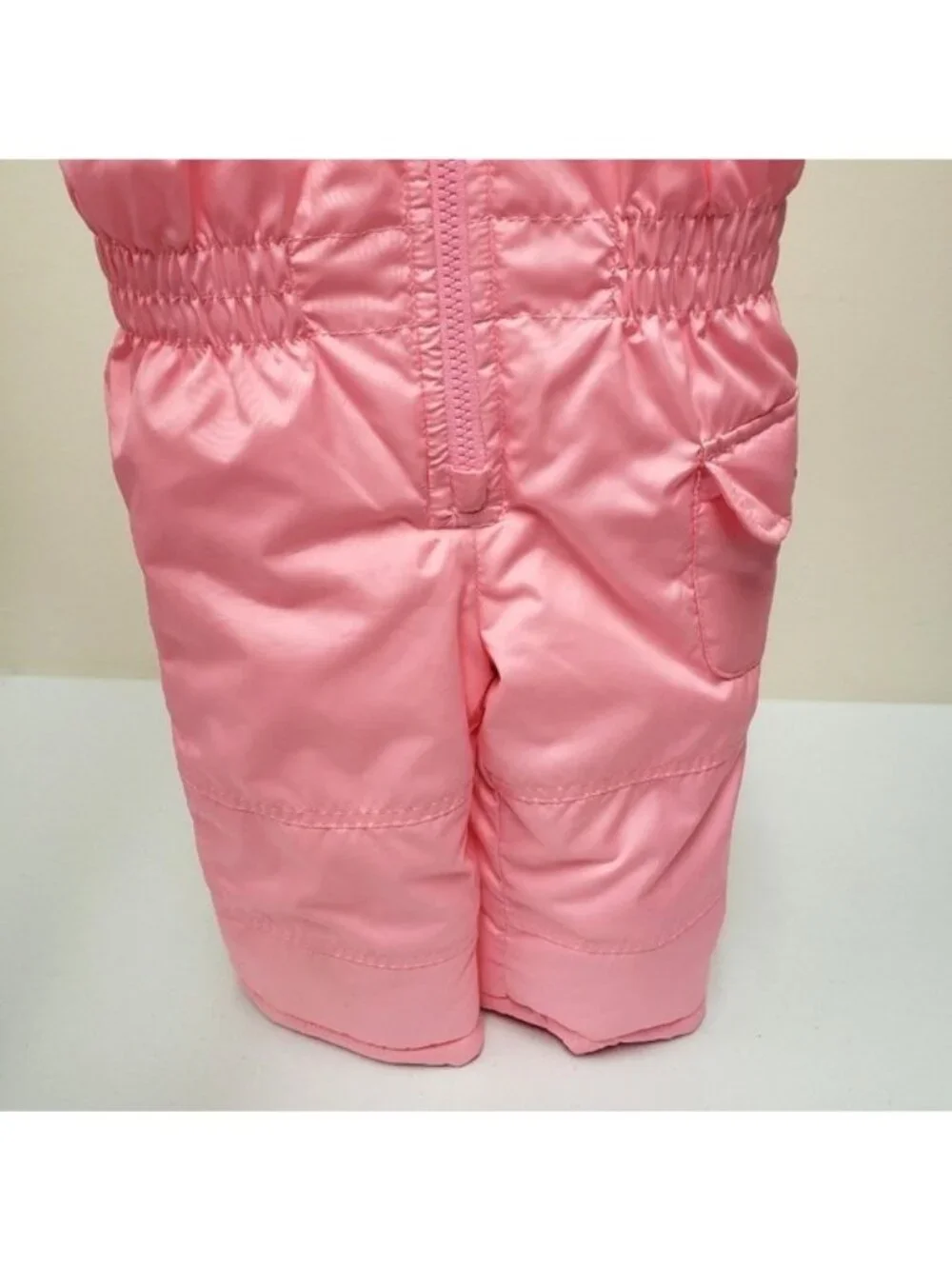 Carters Pink Snow Suit Overalls Ski Bib Girls Size 12 Months